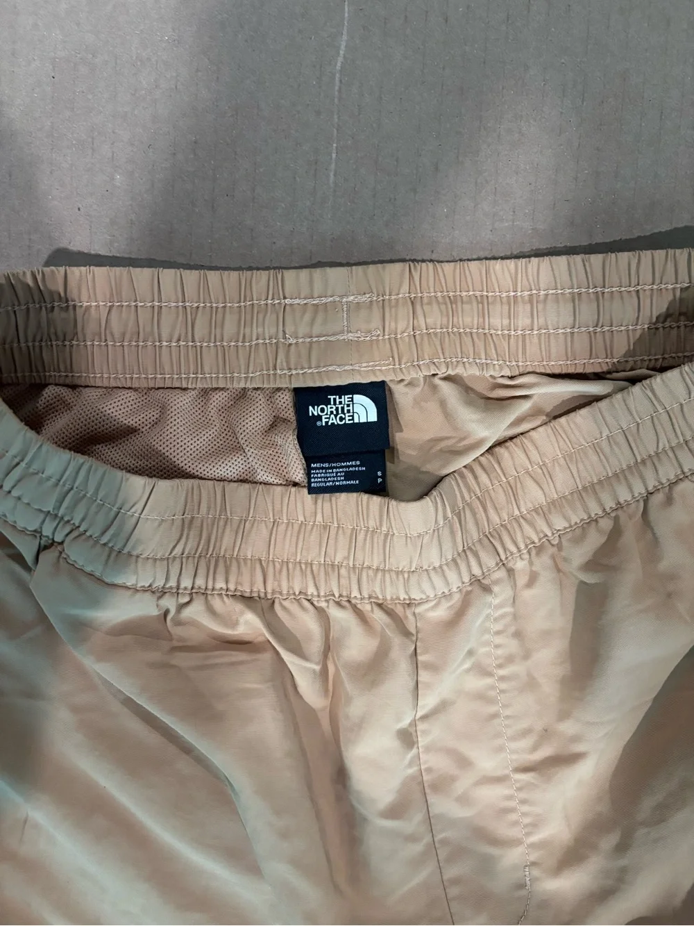 The North Face Tan Cargo Joggers with Elastic Cuffs